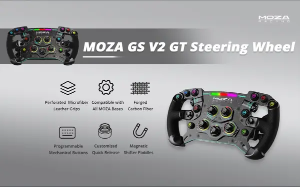 Moza Racing GS V2P GT Wheel
